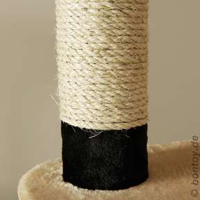Bontoy Kratzbaum BETTY I schwarz/creme I  150 cm -...