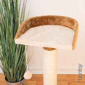 Bontoy Kratzbaum LINDA I creme/braun I 72cm