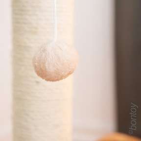 Bontoy Kratzbaum LINDA I creme/braun I 72cm