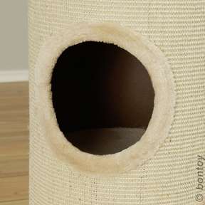 Bontoy Katzenturm BUDDY I mit 3 &Ouml;ffnungen I creme I 99cm