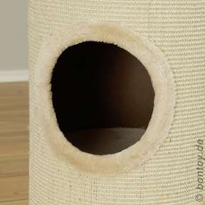 Bontoy Katzenturm BUDDY I mit 3 &Ouml;ffnungen I creme I 99cm