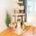 Bontoy Kratzbaum LOU I creme/braun I 145 cm I mit gro&szlig;er Liegefl&auml;che.