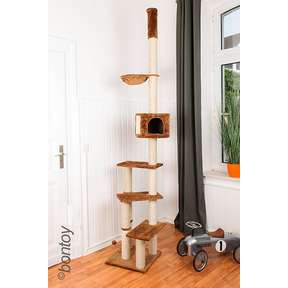 Bontoy Kratzbaum PASCHA I Deckenhoch I 240-260cm I  braun