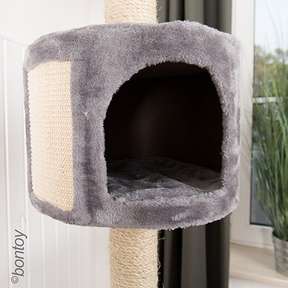 Bontoy H&ouml;hle f&uuml;r Kratzb&auml;ume, 35x25cm Grau