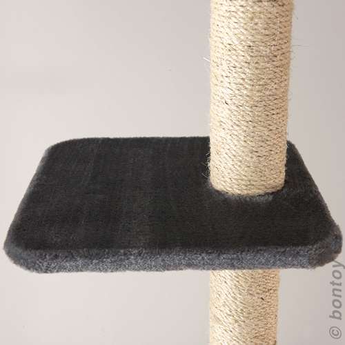 Bontoy Stufenplatte f&uuml;r Kratzbaum Filou grau 35x35cm