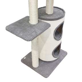 Bontoy Kratzbaum FILOU I deckenhoch I grauer Cordstoff I...