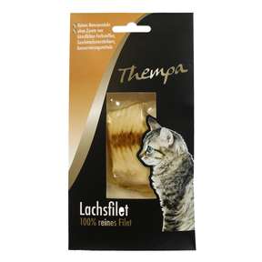Thempa Lachsfilet f&uuml;r Katzen 100% reinem Filet 30g