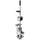 Bontoy Kratzbaum PASCHA I Deckenhoch I 240 - 260 cm I grauer Cordstoff
