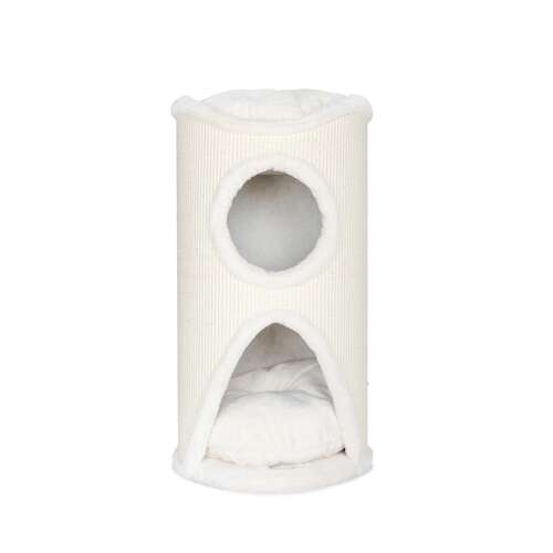 Bontoy Katzenturm Mukki creme mit 2 H&ouml;hlen und Liegefl&auml;che, 75 cm