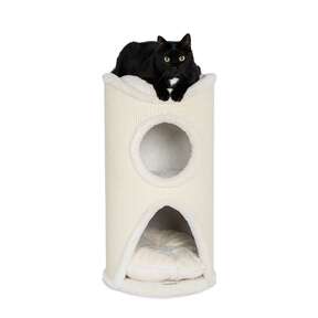 Bontoy Katzenturm Mukki creme mit 2 H&ouml;hlen und Liegefl&auml;che, 75 cm