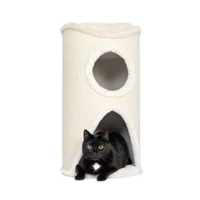 Bontoy Katzenturm Mukki creme mit 2 H&ouml;hlen und Liegefl&auml;che, 75 cm