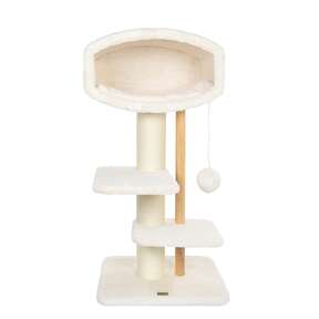Bontoy Kratzbaum Paco creme 123cm mit XXL St&auml;mmen