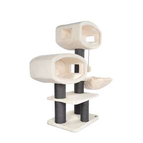 Bontoy Kratzbaum Emma creme 121 cm XXL St&auml;mme 15cm