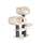 Bontoy Kratzbaum Emma creme 121 cm XXL St&auml;mme 15cm
