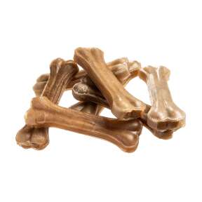 Bontoy 10 Kauknochen aus Rinderhaut 17 cm |...