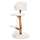 BONTOY Kratzbaum Dobby mit Naturholzstamm  in creme 92cm