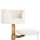 BONTOY Kratzbaum Dobby mit Naturholzstamm  in creme 92cm