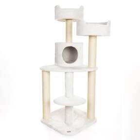 BONTOY Kratzbaum Jerry in wei&szlig; 126cm