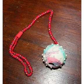 Bontoy Hundespielball mit Seil I 40 cm I mit Gl&ouml;ckchen