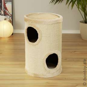 Bontoy Katzenturm BUDDY I mit 2 &Ouml;ffnungen I creme I...